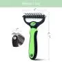 Youmi Dog Cat Grooming Rake, Untangle Brush for Dogs, 2 Sided Undercoat Rake for Dog& Cat-Effective Dematting Comb-9+17 Rounded Teeth Safe for Mats & Tangles Removing, Effective Brush Tool Youmi Dog Cat Grooming Rake, Untangle Brush for Dogs, 2 Sided Undercoat Rake for Dog& Cat-Effective Dematting Comb-9+17 Rounded Teeth Safe for Mats & Tangles Removing, Effective Brush Tool