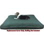 Dogbed4less Durable Olive Green Canvas Pet Bed External Duvet Cover for Small, Medium to Extra Large Dog Bed - Replacement Covers only