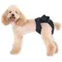 Alfie Pet - Maxine Diaper Dog Sanitary Pantie 3-Piece Set - Colors: Black, Camo and Denim, Size: Small