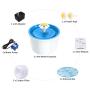 Drinking Fountain Drinking Fountain Automatic Electric Pet Dog/Cat Water Dispenser Flower Style Blue US Plug