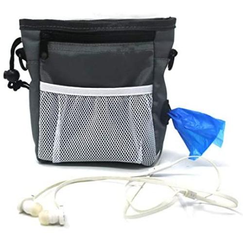 Dog Treat Bags, Treat Training Pouches for Small, Medium and Large Dogs with Built-in Poop Bag Dispenser, Hands-Free Storage for Treats and Toys