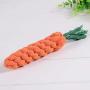 QERNTPEY Dog Pet Molar Bite Toy Chew Pet Toy Cotton Rope Woven Carrot Dog Molar Stick for Boring Pet Rope Dog Toy Bite Clean Teeth Bite Large Size Cartoon Pet Toy Teeth Cleaning Training