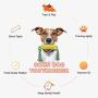 Qxyang Dog Chew Toys for Aggressive Chewer Teeth Cleaning Dog Toothbrush Toys with Cotton Rope Indestructible Interactive Durable Dog Toys for Medium Small Breed