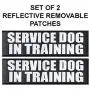 Service Dog in Training mesh Vest Harness Cool Comfort. Purchase Comes with 2 Reflective Service Dog in Training Removable Patches. Please Measure Your Dog Before Ordering Service Dog in Training mesh Vest Harness Cool Comfort. Purchase Comes with 2 Reflective Service Dog in Training Removable Patches. Please Measure Your Dog Before Ordering