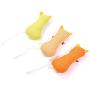 ocijf179 Cat Toy Pet Cat Kitten Plush Mouse Rat Doll Catnip Funny Interactive Bite Chewing Toy - Beige