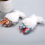 ocijf179 Pet Toy Cat Chew Teething Toy Pillow Biting Resistance Cute Animal Shape Pet Supply - Light Color