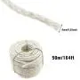164ft Pet Sisal Twisted Rope for DIY Garden Bundling Decking Pet Scratching Post Cat Tree Toy 0.3inch Beige 164ft Pet Sisal Twisted Rope for DIY Garden Bundling Decking Pet Scratching Post Cat Tree Toy 0.3inch Beige