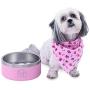 Feast Stainless Steel Dog Bowl, Heavy Duty, Dishwasher Safe, Anti-Rust, Non-Slip Silicone Ring, A Great Dog Food Bowl and Dog Water Bowl, Small, Medium, and Large Pets, 64 oz