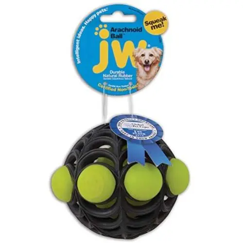 JW Pet Company Arachnoid Ball Dog Toy (Colors Vary) JW Pet Company Arachnoid Ball Dog Toy (Colors Vary)