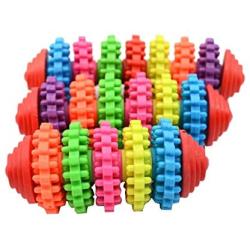 Ychaoya 5 PCS Colorful Swivel TPR Pet Toys, Random Color Delivery