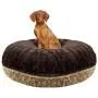 BESSIE AND BARNIE Signature Camel Rose/Godiva Brown Extra Plush Faux Fur Bagel Pet/Dog Bed (Multiple Sizes) BESSIE AND BARNIE Signature Camel Rose/Godiva Brown Extra Plush Faux Fur Bagel Pet/Dog Bed (Multiple Sizes)