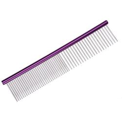 Pet Grooming Steel Comb Pet Round Handle Anti Static Row Comb for Dogs and Cats