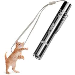 Cats Dogs Toys Indoor/Outdoor, Interactive Kitten Pet Training Wand Chase Toy, Stainless Steel Cat Dog Wand Bring Cat and Dog Endless Fun and Keep Busy