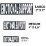 Doggie Stylz Set of 2 Reflective Emotional Support Removable Patches with Hook Backing for Working Dog Harnesses & Vests. Durable and Interchangeable - Comes in 3 Sizes Small, Medium and Large Doggie Stylz Set of 2 Reflective Emotional Support Removable Patches with Hook Backing for Working Dog Harnesses & Vests. Durable and Interchangeable - Comes in 3 Sizes Small, Medium and Large