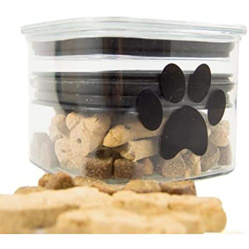 Airscape Pet Food and Treat Storage Container - Patented Airtight Lid Preserves Food Freshness - Clear Plastic - 32 fl. oz