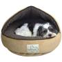 Floppy Ears Design Microfiber and Fleece Hooded Pet Bed