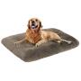 OXS Dog Bed Long Plush Calming Pet Bed, Comfortable Faux Fur Washable Crate Mat with Anti-Slip Backing for Jumbo Large Medium Dogs