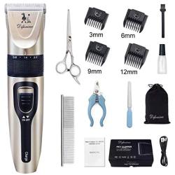 Dog Hair Clipper,Dog Shaver Clippers Cordless Rechargeable Low Noise Dog Grooming Kit Set for Dogs Cats Pets Shaver Clippers Cordless Rechargeable Low Noise Pet Grooming Kit Set for Dogs Cats Pets