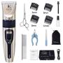 Dog Hair Clipper,Dog Shaver Clippers Cordless Rechargeable Low Noise Dog Grooming Kit Set for Dogs Cats Pets Shaver Clippers Cordless Rechargeable Low Noise Pet Grooming Kit Set for Dogs Cats Pets