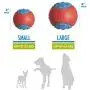 Hero Outer Armor, Durable Ball Dog Toy, Floats & Squeaks
