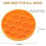 Pawow Slow Feeder Dog Bowl with Bottom Suction Cup, Puzzle Feeders Bowl Fun Feeder Interactive Bloat Stop Dogs Dish, Silicone Slow Feed Pet Food Water Bowl for Large Medium Small Dogs