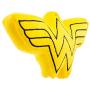 Buckle-Down Dog Toy Plush Wonder Woman Logo Icon Yellow Black