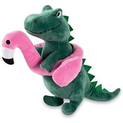 Fringe Studio Squeaker Pet Toy, T-Rex (728003), Green