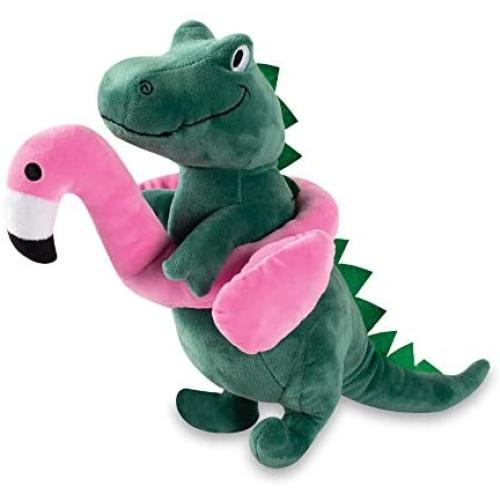 Fringe Studio Squeaker Pet Toy, T-Rex (728003), Green