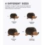Outward Hound Hedgehogz Squeaky Dog Toy – Cuddly Soft Toy for Dogs - Durable Plush Fluffy Toy for Awesome Pets