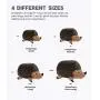 Outward Hound Hedgehogz Squeaky Dog Toy – Cuddly Soft Toy for Dogs - Durable Plush Fluffy Toy for Awesome Pets