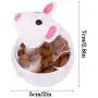 tiopeia 2Pcs Cat Treat Dispenser Toy, Mouse Shape Cat Interactive Toy and Food Dispenser for Pet Increases IQ Interactive & Food Dispensing tiopeia 2Pcs Cat Treat Dispenser Toy, Mouse Shape Cat Interactive Toy and Food Dispenser for Pet Increases IQ Interactive & Food Dispensing