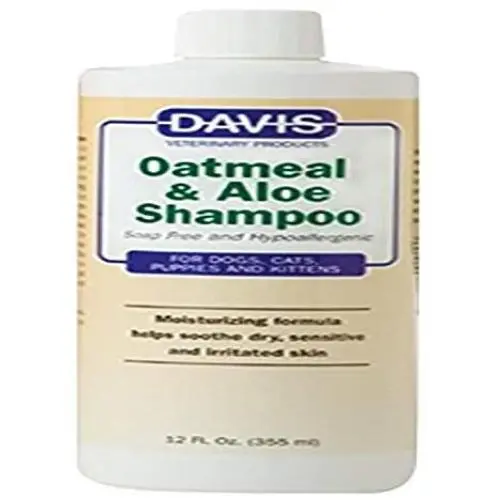 Davis Oatmeal and Aloe Dog and Cat Shampoo, 12-Ounce Davis Oatmeal and Aloe Dog and Cat Shampoo, 12-Ounce