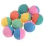 10 pcs Pet Toy Latex Balls Colorful Chew for Dogs Cats Puppy Kitten Soft Elastic