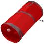 redcolourful Quality Pet Supplies, Pet Tunnel Foldable Kitten Toy with Ball for Dogs Cat Training Rose Red Ideal Pet Product