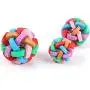 XIHONGSHIR Dog Toys Balls, Dog Toy Balls Bell, Dog Balls Chew Toys, Dog Toys Balls Tough, Teeth Cleaning, Nontoxic Bite Resistant, Ideal for Small Medium Dogs (2Pcs),5.5cm