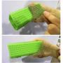Pet Dog Cat Hair Remover Brush [3 Pack] Silicone Pet Grooming Massage Brush for Dogs Cats Rabbits, Portable Hair & Lint Removal Brush for Furniture, Carpet, Clothes, Couch, Car and Leather