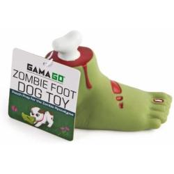 Gama-Go Zombie Foot Dog Toy