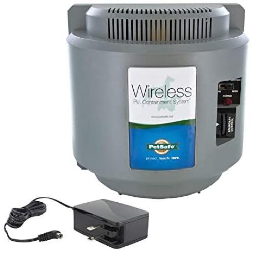 PetSafe Wireless Fence Pet Containment System, Covers up to 1/2 Acre, for Dogs Over 8 Lb, Waterproof Receiver with Tone/Static Correction from the Parent Company of Invisible Fence Brand