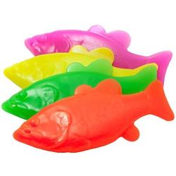 Ruff Dawg Flying Fish Floating Dog Toy Assorted Neon Colors