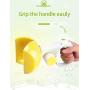 iCAGY Dog Pooper Scooper Portable for Medium Small Dogs Cats Pets， Environmental Protection Green Garbage Bags Short Handle Yellow