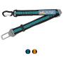 Kurgo Direct to seat belt Tether for Dogs, Car seat belt for Pets, Adjustable Dog Safety Belt Leash, Quick & Easy Installation, Works with Any Pet Harness, Carabiner, Swivel, Bungee