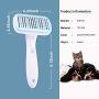 Self Cleaning Slicker Brush– Gently Removes Mats and Tangled Hair, The Professional Grooming Brush for Dogs and Cats with Short, Middle, Long Hair