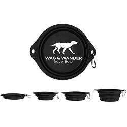 Collapsible Dog Bowl (Black) - 850ml