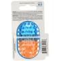 FOUFIT Pill Spiker TPR Dog Chew Toy, 3'', Blue/Orange