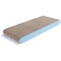 AMZNOVA Cat Scratcher Cardboard Scratching Pads Scratch Lounge Sofa Bed, Baby Blue