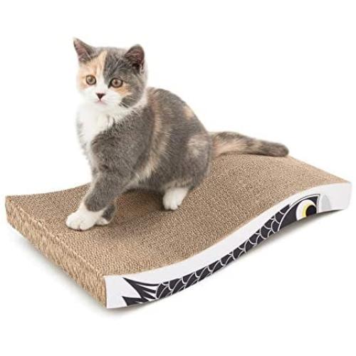 Coching Cat Scratcher Cardboard Scratch Pad with Premium Scratch Textures Design Design Durable Scratching Pad Reversible