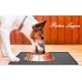 Patas Lague Dog Food Mat,Silicone Dog Bowl Mat,Non Slip Pet Dog Cat Bowl Mats Placemat,BPA Free&Easy Clean