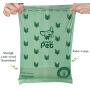 100% Compostable and Biodegradable Poop Bags for Dogs. Vegetable-Based, safe for the environment. BPI-approved. 240 bags 9 x 13 Inches, 16 rolls, 15 bags each roll. (Unscented)