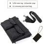 Loncarey Pet Travel Carrier Airline Approved, Folding Collapsible Pet Carrier Soft Sided Breathable for Cars Small Dogs Large Cats, Puppy of Less 35 Pounds