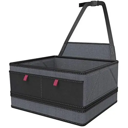 Heavy Duty Pet Dog Booster Seat | for Pets up to 24 lbs. | Portable, Water Resistant and Collapsible | Adjustable Strap Attachment to Keep Pet Safe |Premium Stitching & Rich Color Heavy Duty Pet Dog Booster Seat | for Pets up to 24 lbs. | Portable, Water Resistant and Collapsible | Adjustable Strap Attachment to Keep Pet Safe |Premium Stitching & Rich Color